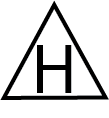 Triangle H logo